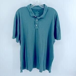 Tommy John Pima cotton modal blend super softy short sleeve polo shirt sz 2XL